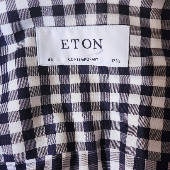 ETON GINGHAM DRESS SHIRT - Picture 6 of 11